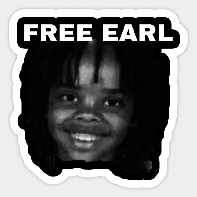 FREE EARL Sticker by 8NTWRK